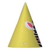 Leuke Zebra Face safari dierentuin Wild oerwoud Ve Feesthoedjes (Links)