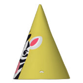 Leuke Zebra Face safari dierentuin Wild oerwoud Ve Feesthoedjes (Rechts)