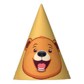 Leuke Zebra Face safari dierentuin Wild oerwoud Ve Feesthoedjes (Voorkant)