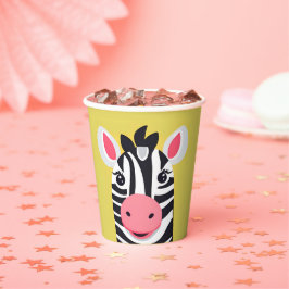 Leuke Zebra Face safari dierentuin Wild oerwoud Ve Papieren Bekers