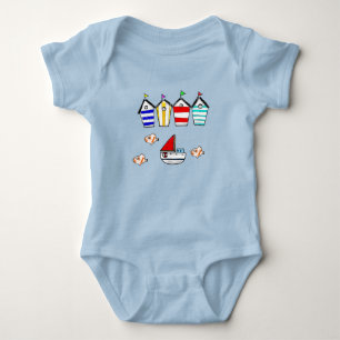 Leuke zee hutten & boot romper