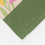 Leuke zeeen schildpadden in roze oceaan, fleece deken (Hoek)