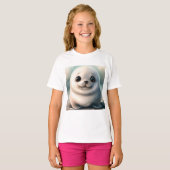Leuke zeehond T Shirt - Leuke dierlijke Shirten (Voorkant volledig)