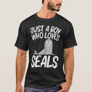 Leuke zeehond voor jongens Kinder Zee Lion Zoo Ani T-shirt