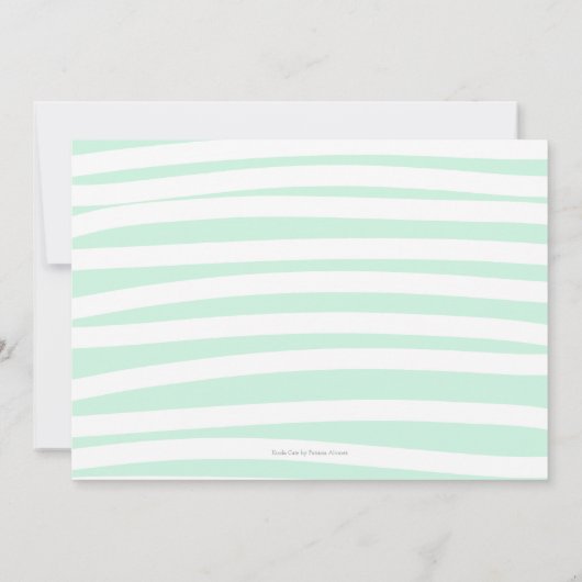 Leuke zeemeermin eerste verjaardag foto uitnodigin kaart (Achterkant)