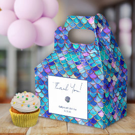 Leuke zeemeermin kleine meisjes verjaardagsfeestje bedankdoosjes