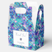 Leuke zeemeermin kleine meisjes verjaardagsfeestje bedankdoosjes (Geopend)