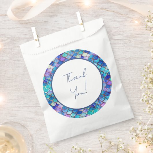 Leuke zeemeermin kleine meisjes verjaardagsfeestje bedankzakje (Geknipt)