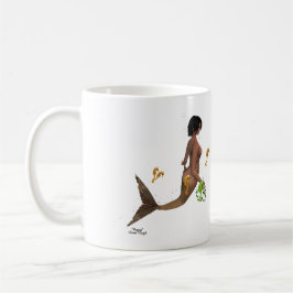 Leuke zeemeermin met zeepaardjes Quote Coffee Mok