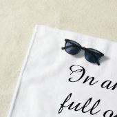 Leuke zeemeermin met zeepaardjes strandlaken (In situ)