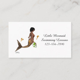 Leuke zeemeermin met zeepaardjes Visitekaartje