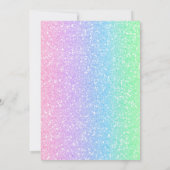 Leuke zeemeermin onder het Zee Verjaardagsuitnodig Kaart (Achterkant)