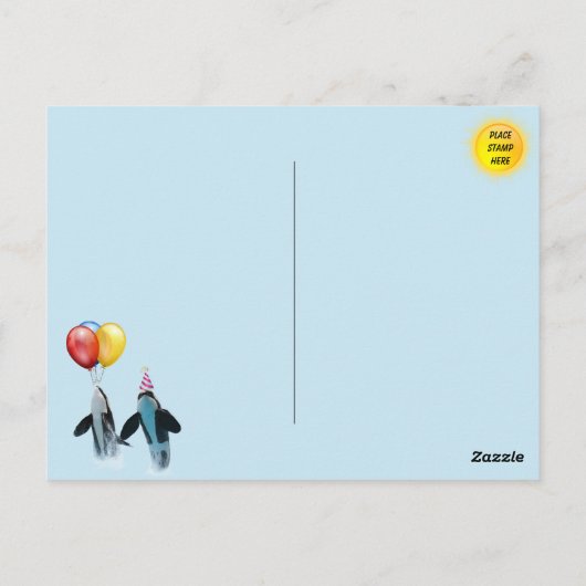 Leuke Zeemeermin op het Strand Verjaardags Postkaa Briefkaart (Achterkant)