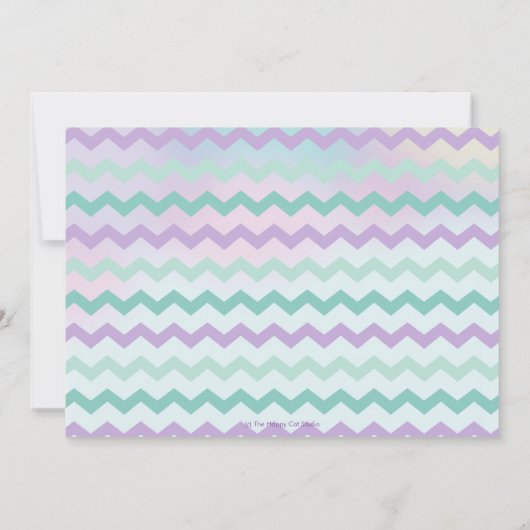 Leuke Zeemeermin Verjaardag Onder het Zee Pool Par Kaart (Achterkant)