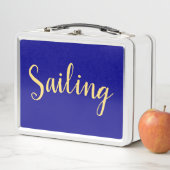 Leuke ZEILTEKST Kleurrijke Royal Blue Achtergrond (In situ)