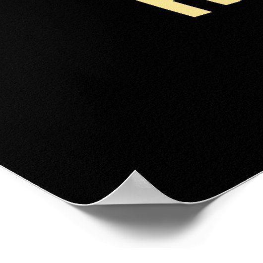 Leuke zelfgemaakte honing Voeg tekst leveranciers Poster (Hoek)