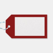 leuke zelfvreugde met vrome kerst cadeaulabel (Achterkant Horizontaal)