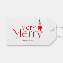 leuke zelfvreugde met vrome kerst cadeaulabel