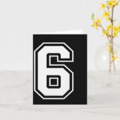 Leuke Zes Zeven 6 7 Meme Design Kaart (Gele Bloem)