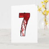Leuke Zes Zeven 6 7 Meme Design Paren Halloween Ho Kaart (Gele Bloem)
