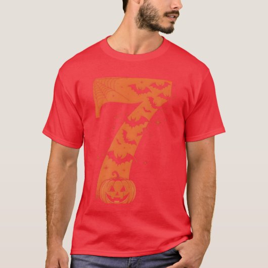Leuke Zes Zeven 6 7 Meme Design Paren Halloween T-shirt (Voorkant)