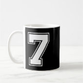 Leuke Zes Zeven 6 7 Meme Ontwerp Koffiemok (Links)