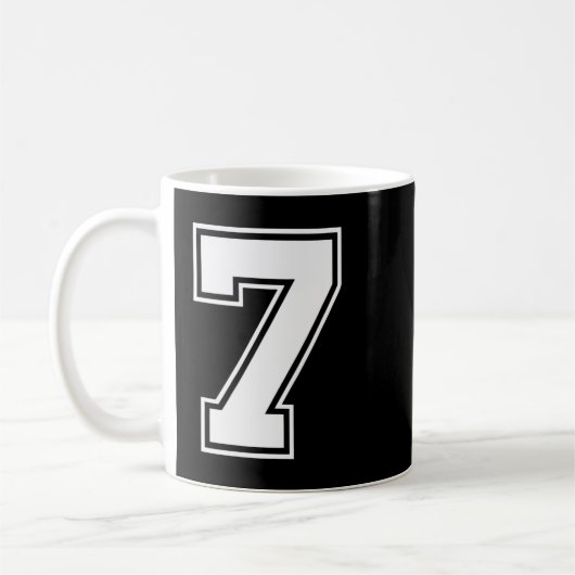 Leuke Zes Zeven 6 7 Meme Ontwerp Koffiemok (Links)