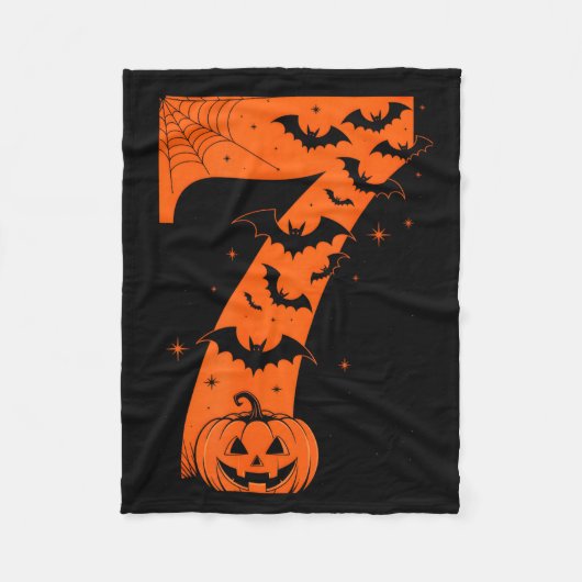 Leuke Zes Zeven 6 7 Meme Ontwerp Koppels Halloween Fleece Deken (Voorkant)