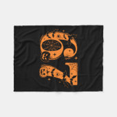 Leuke Zes Zeven 6 7 Meme Ontwerp Koppels Halloween Fleece Deken (Voorkant (Horizontaal))