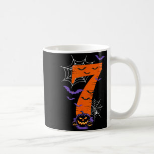 Leuke Zes Zeven 6 7 Meme Ontwerp Koppels Halloween Koffiemok