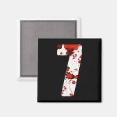 Leuke Zes Zeven 6 7 Meme Ontwerp Koppels Halloween Magneet (Voorkant / Achterkant)