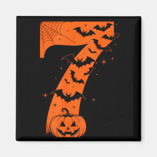 Leuke Zes Zeven 6 7 Meme Ontwerp Koppels Halloween Magneet