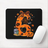 Leuke Zes Zeven 6 7 Meme Ontwerp Koppels Halloween Muismat (Met muis)