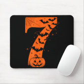Leuke Zes Zeven 6 7 Meme Ontwerp Koppels Halloween Muismat (Met muis)