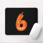 Leuke Zes Zeven 6 7 Meme Ontwerp Koppels Halloween Muismat (Met muis)