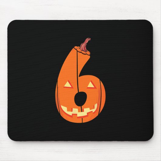 Leuke Zes Zeven 6 7 Meme Ontwerp Koppels Halloween Muismat (Voorkant)