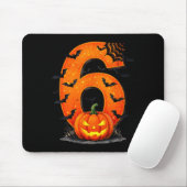 Leuke Zes Zeven 6 7 Meme Ontwerp Koppels Halloween Muismat (Met muis)
