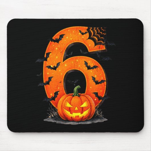 Leuke Zes Zeven 6 7 Meme Ontwerp Koppels Halloween Muismat (Voorkant)