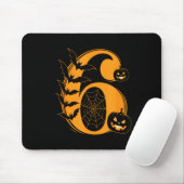 Leuke Zes Zeven 6 7 Meme Ontwerp Koppels Halloween Muismat (Met muis)