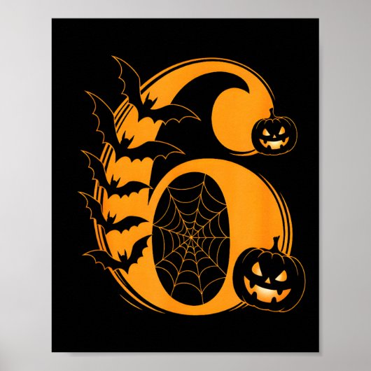 Leuke Zes Zeven 6 7 Meme Ontwerp Koppels Halloween Poster (Voorkant)
