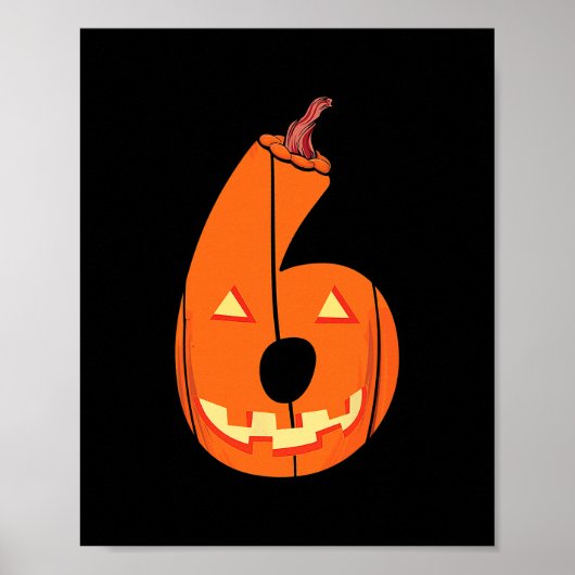 Leuke Zes Zeven 6 7 Meme Ontwerp Koppels Halloween Poster (Voorkant)