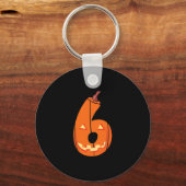Leuke Zes Zeven 6 7 Meme Ontwerp Koppels Halloween Sleutelhanger (Voorkant)