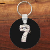 Leuke Zes Zeven 6 7 Meme Ontwerp Koppels Halloween Sleutelhanger (Voorkant)