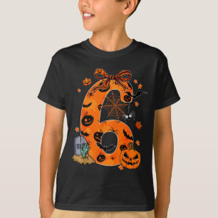 Leuke Zes Zeven 6 7 Meme Ontwerp Koppels Halloween T-shirt