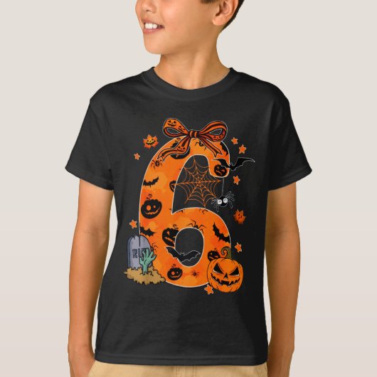 Leuke Zes Zeven 6 7 Meme Ontwerp Koppels Halloween T-shirt (Voorkant)
