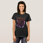 Leuke Zes Zeven 6 7 Meme Ontwerp Koppels Halloween T-shirt (Voorkant volledig)