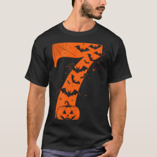 Leuke Zes Zeven 6 7 Meme Ontwerp Koppels Halloween T-shirt