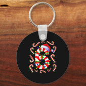 Leuke Zes Zeven 6 7 Meme Ontwerp Koppels Kerstmis  Sleutelhanger (Voorkant)