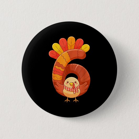 Leuke zes zeven 6 7 Meme-ontwerp koppels Thanksgiv Ronde Button 5,7 Cm (Voorkant)