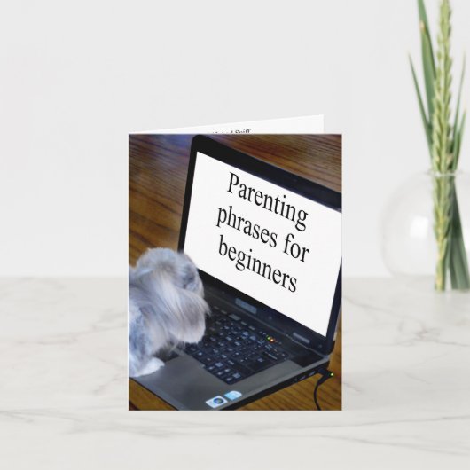 Leuke zinnen voor nieuwe ouders kaart (Voorkant)